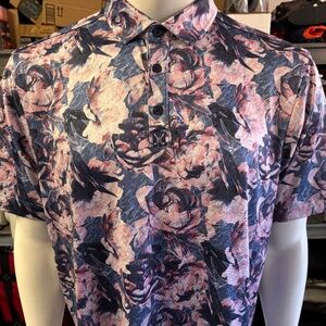 Beautiful mens XL (fits like a large) Construct golf polo